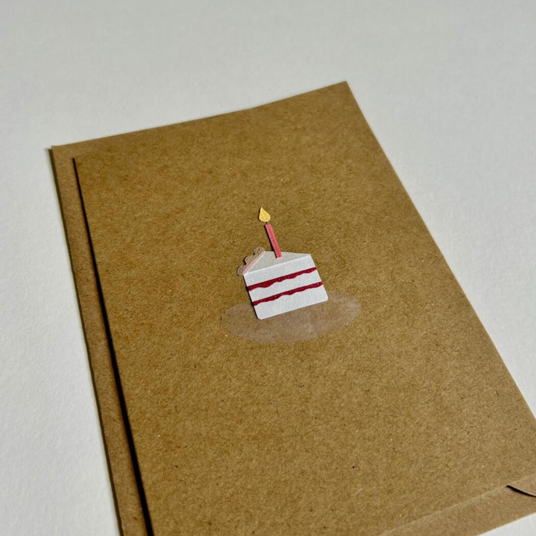 Birthday cake card