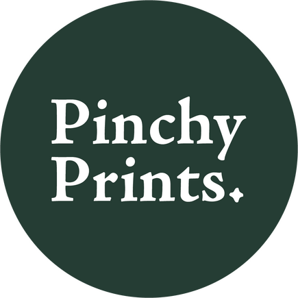 Pinchy Prints. Logo